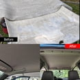 thumbnail image 3 of Car Micro-Suede Headliner Roof Fabric for Automotive, Home, RV Interior Replacement Repair 60" Wide by the Yard White, 3 of 5