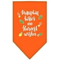thumbnail image 3 of Dog Bandana Screen Printed, "Pumpkin Kisses  Harvest Wishes", 3 of 10