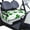 St. Patrick-31, variant on Protective Flowers 51" x 31" Golf Cart Seat Cover, Shields Front Seats from Wear on EZGO, Yamaha, Club Car & Icon Carts