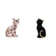 thumbnail image 1 of Figura de escritorio,Estatua de gato en estante,escritorio,oficina,decoración del hogar,Figura de escritorio,Estatua de gato,linda decoración para estante o escritorio,Figuras decorativas, 1 of 8