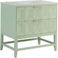 thumbnail image 3 of James Martin Vanities D100-V36-PBO-3LDL Emmeline 36" Single Basin Ash Wood Vanity Set -, 3 of 7