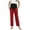 Red, variant on Women's Maternity Pajama Pants Stretchy Comfy Soft Elastic Pregnancy Over The Belly Sweatpants Wide Leg Sleep Bottom with Pockets for Lounge Jogger PJs