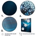 thumbnail image 3 of Designart "Ray beautyful Glide Ocean" Animals Wall Decor, 3 of 5