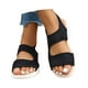 thumbnail image 3 of WILLBEST Sandalias Para Mujer, Sandalias De Tela Transpirables Con Punta Abierta, Zapatos De Plataforma Cómodos De Moda De Verano Para Mujer, 3 of 9