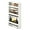 White, variant on CZMJY Slim Storage Cart 4 Tier, Rolling Narrow Island Cart, Side Cabinet w/Handle, Space Saving Trolley, Kitchen Utility Cart Tower Rack for Dining Room Laundry Room Bathroom,
