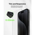 thumbnail image 5 of Belkin ScreenForce TemperedGlass Treated Screen Protector for iPhone 16 Plus, 15 Plus, & 14 Pro Max - Scratch-Resistant w/ - Includes Easy Align Frame for Bubble Free Application, 5 of 6