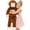 23.6'' Monkey-Brown, variant on MaoGoLan 24'' Big Frog Stuffed Animal Large Frog Pillow Toy Stuffed Fog Plush Toy