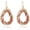 Multi, variant on Colorful Beaded Hoop Dangle Earrings For Women Statement Boho Summer Beach Teardrop, Style X2677
