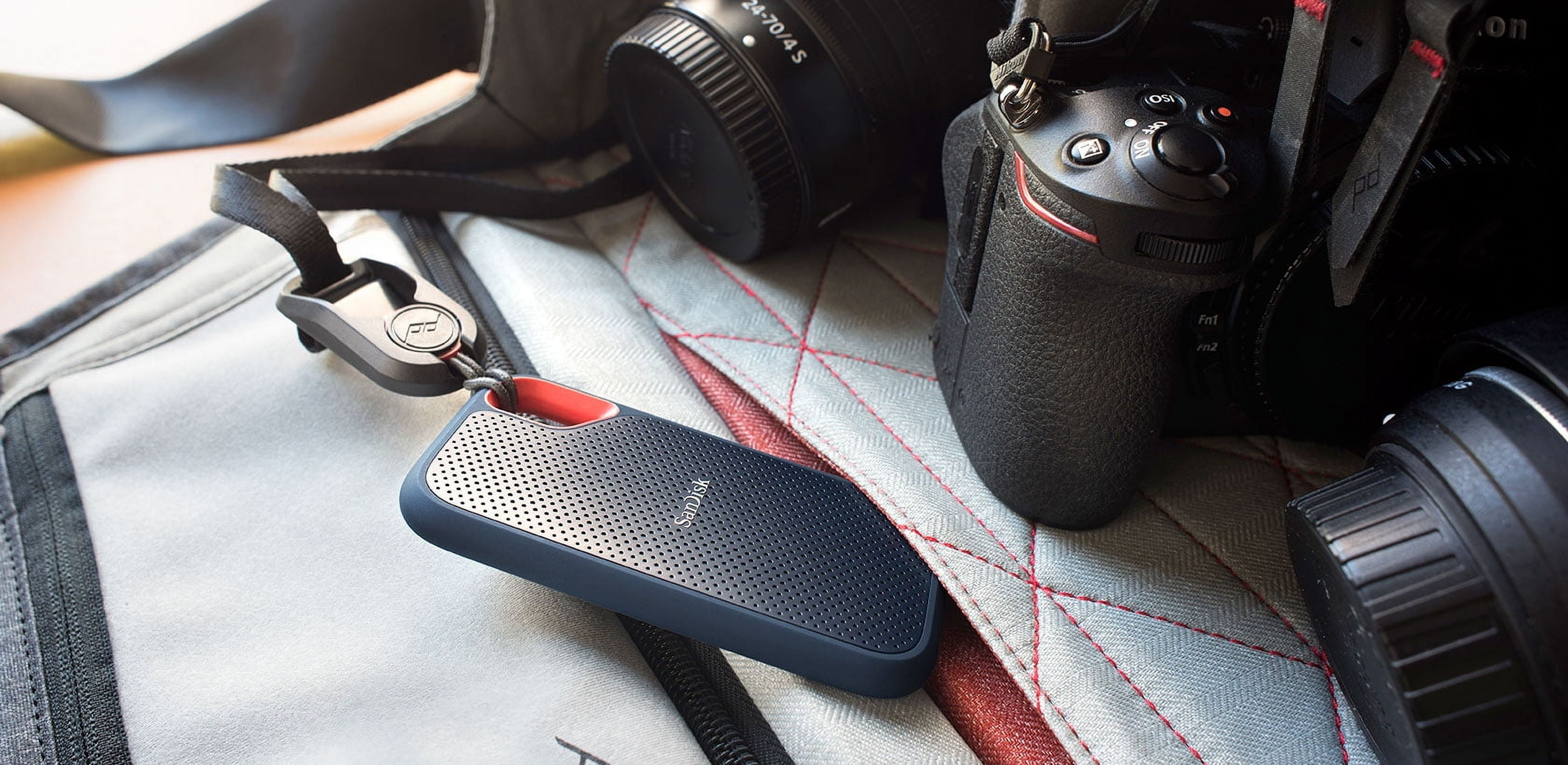 SanDisk 2TB Extreme V2 Portable SSD Storage, Black SanDisk 2TB Extreme V2 Portable SSD Storage, Black