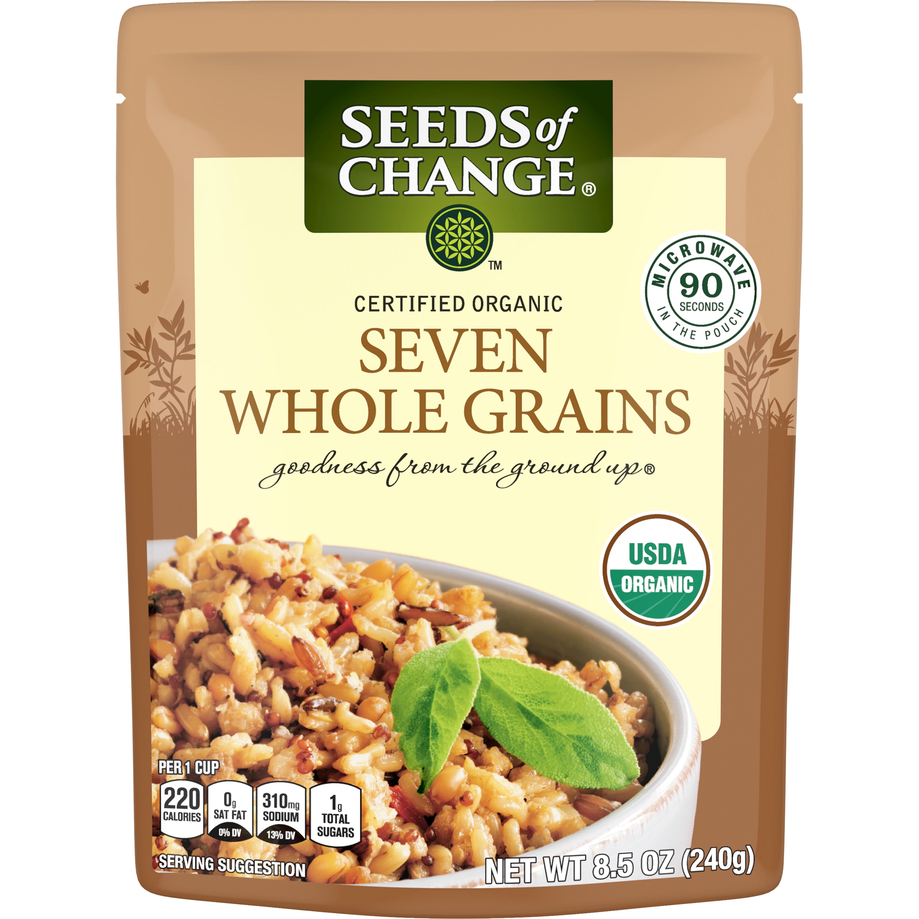 SEEDS OF CHANGE Organic Seven Whole Grains, 8.5oz
