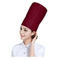 thumbnail image 2 of Yesbay Chef Hat Adjustable Elastic Adult Baker Cooking Cap Soft Breathable Height Thickness Kitchen Tools for Baking Art Classes Parties, 2 of 7