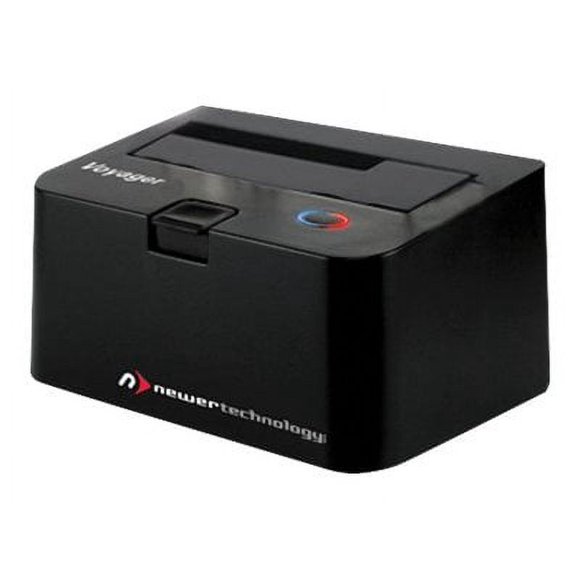 NewerTech Voyager S3 - HDD / SSD docking station - bays: 1 - 2.5", 3.5" - SATA 6Gb/s - USB 3.2 (Gen 1) - black