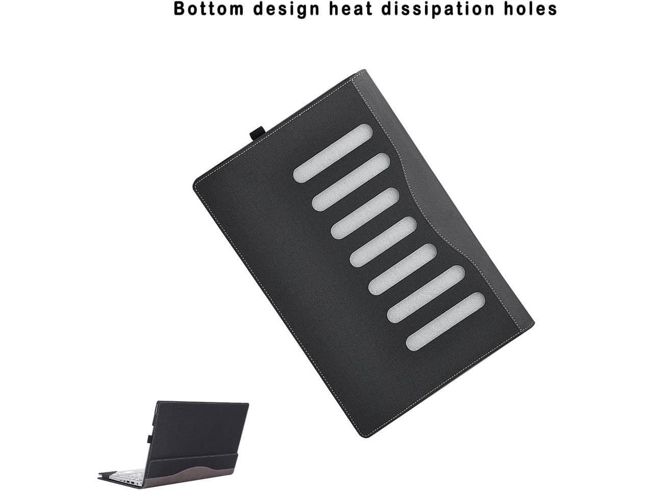 Laptop Cover Case for 17.3 inch HP Laptop 17s-cu 17-cn 17t-cn 17-cp 17z-cp / HP 470 G8 G9 G10 / HP ENVY Laptop 17-cr 17t-cr 17-ch 17-cg 17t-cw with Pen Holder and Heat Dissipation Hole