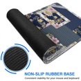 thumbnail image 6 of Long Mouse Pads for Desk,Pioneer Flower Floral Print Pattern Desk Mats on Top Of Desks, Desk Mouse Pad Extra Large with 3mm Non-Slip Base and Stitched Edge for Gaming,Office,Work,Home 35.4"x15.7", 6 of 6
