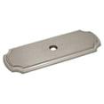 thumbnail image 1 of Paquete de 10 pomos para gabinete Cosmas B-112SN de níquel satinado, placa trasera/placa trasera, 1 of 1