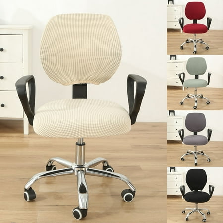 Rotating Swivel Computer Chair Cover Stretch Office Protector Seat Decor Removable Canada - Office Computer Chair Seat Cover