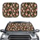 thumbnail image 2 of Balery Edgehog and Mushrooms Parasol para parabrisas de coche de 2 piezas | Parasol plegable para parabrisas delantero de coche para la mayoría de sedanes-Large, 2 of 6