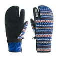 thumbnail image 1 of Guantes de snowboard aislantes y cálidos para invierno, ideales para esquí y ciclismo. Resistentes al agua. Para hombre. Estilo étnico impresión s, 1 of 9