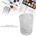 thumbnail image 4 of Rotation Cosmetic Storage Holder, Sturdy PS Stainless Steel Balls Easy Access 360 Rotation Makeup Organizer Spacious Space Strong Load Bearing  for Desktop, 4 of 8