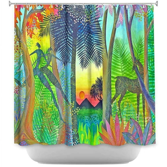 Shower Curtains - DiaNoche Designs - Twilight The Gate Between Worlds