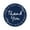 Navy Blue & White, variant on Darling Souvenir 1.6 Inches Round Rose Hand Draw Floral Wreath Teal Blue Thank You Stickers-45 Pcs