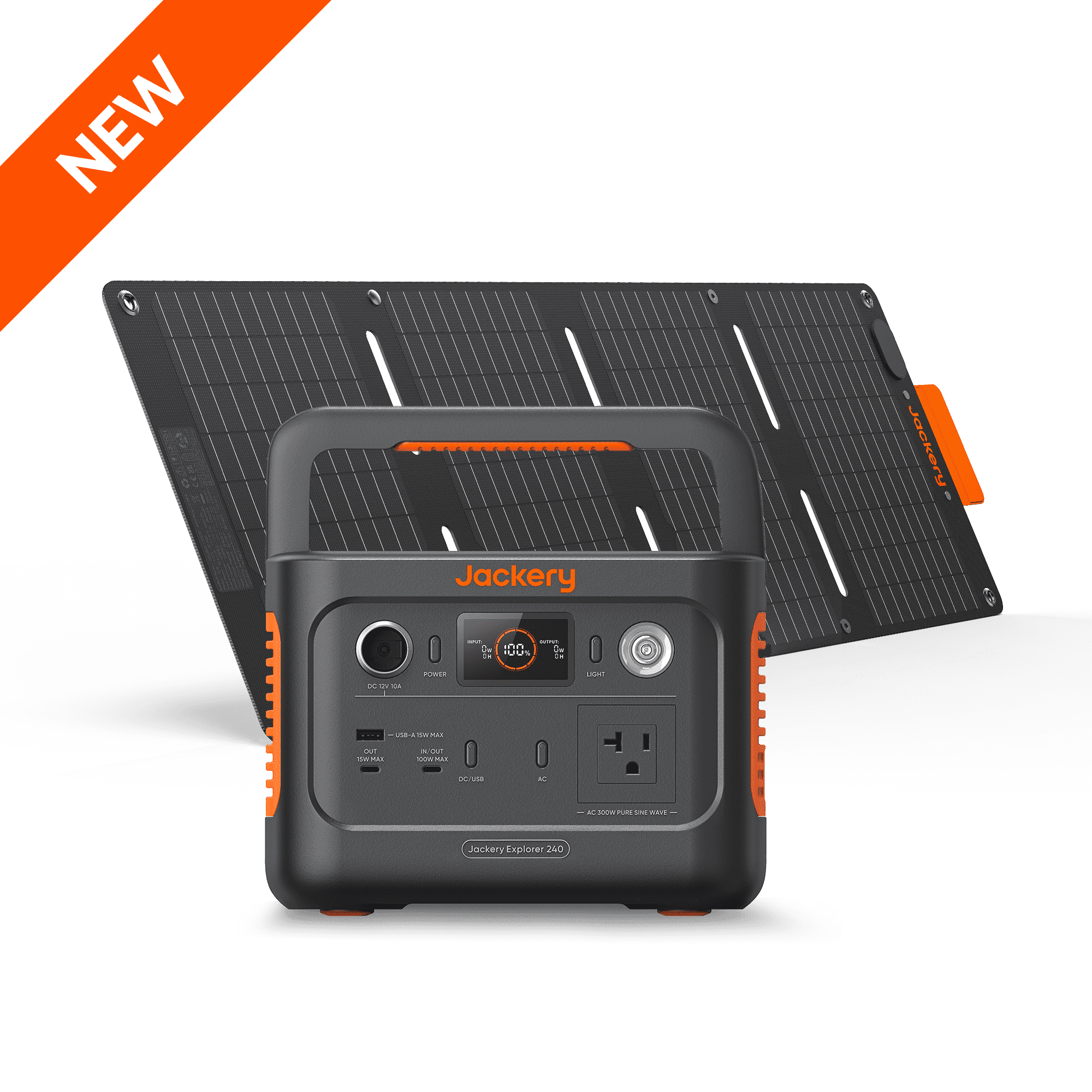 Jackery Portable Power Station Explorer 240, 240Wh Backup Lithium Battery, Solar Generator - Walmart.com Jackery Portable Power Station Explorer 240, 240Wh Backup Lithium Battery, Solar Generator - Walmart.com