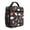 Basketball and Silhouette, variant on Basketball and Jersey Black Pattern Insulated Lunch Bag Teens,Lunch Box for Men Women for Work,Picnic or Travel,10.2x9.5x4.3 Inches,8 Can Capacity