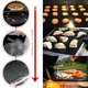 thumbnail image 5 of Juego de 5 alfombrillas para parrilla resistentes antiadherentes, parrilla para barbacoa al aire libre y alfombrillas para hornear reutilizables, fáciles de limpiar, 5 of 6