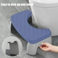 thumbnail image 7 of Adjustable Height Toilet Step Stool for Squatting Posture | Foldable & Stackable Design | Non-Slip Bathroom Footrest | Fits All Toilets | Blue, Green, White Options, 7 of 7