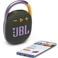 thumbnail image 4 of Altavoz Bluetooth JBL Clip 4 a prueba de agua, paquete de 2 (verde), 4 of 9