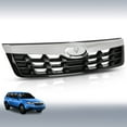 thumbnail image 2 of Front Bumper Upper Grille Grill W/Chrome Trim Fit For 2011-2013 Subaru Forester, 2 of 10