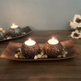 thumbnail image 4 of 2 candelieres candelieres 1 bandeja de exhibición de piedras decorativas, candeliere de meditación de Buda, candelieres para decoración del Bronce Macarena Porta vela, 4 of 6