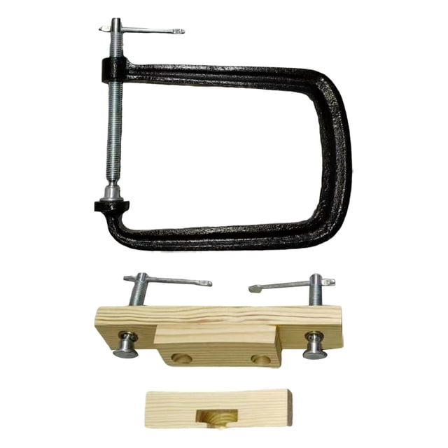 BELOVING Folk Acoustic Guitar Bridge Clamp Luthier Tool Accessory Bridges Repair Tool with accessories