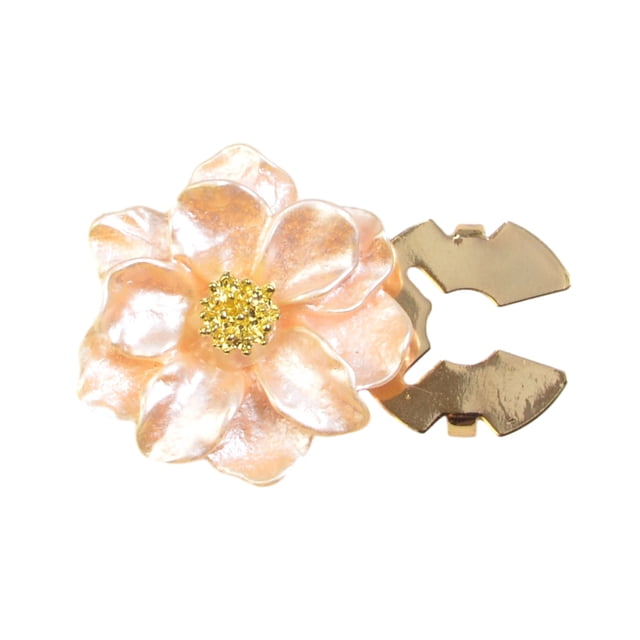 Button Cuff Pearly Luster Gardenia Flower Shape Easy Installation Button Cover Decorative Shirt Cufflink Cover Cuff Accessories