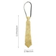 thumbnail image 2 of GAXIRE Golden Polyester Sequin Necktie for Men Office Work 1Pack, 2 of 8