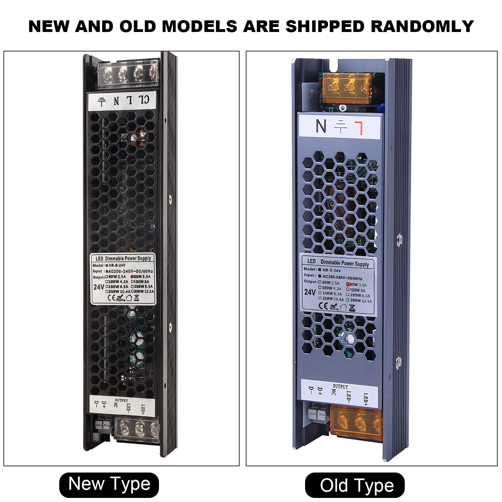 24V/3.3A 80W Stable LED Switch Power Supply 4 Control Methods High Efficiency Dimming Power Supply for Commercial Office Lighting 24V/3.3A 80W Stable LED Switch Power Supply 4 Control Methods High Efficiency Dimming Power Supply for Commercial Office Lighting
