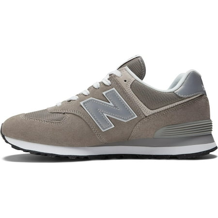 New Balance ML574EVG Men's Low Top Lace Up Suede Mesh Trainers In Grey Size 10