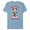 Ocean Blue, variant on Disney Vintage Mickey Mouse Christmas Holiday - Short Sleeve Blended T-Shirt for Adults -Customized-Navy Heather