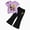 001 C, variant on Girls Outfits Toddler Clothes Sweet Summer Set Flutter Sleeve Top Flare Pants Kaprioy Toddler Girl Clothes 2T 3T 4T 5T 6T 7T