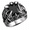 Black, variant on Men's Raised Claw Statement Ring with Faceted Centerpiece, Stainless Steel Gothic Biker Style, US Sizes 7-17 for Punk, Rock, Concert and Party Wear, Birthday Gift Choice