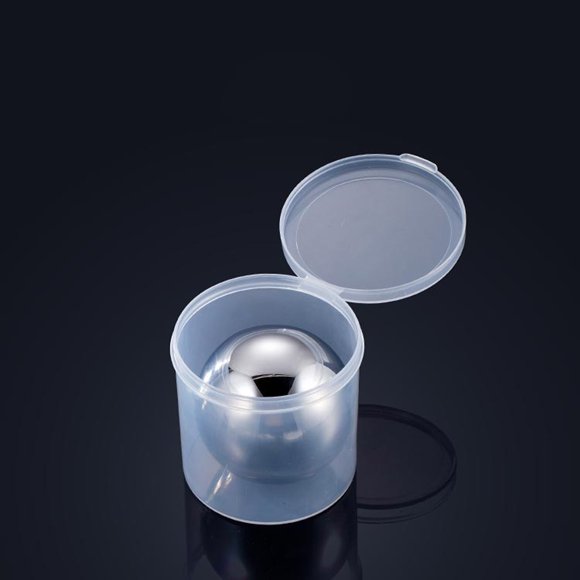 Dvkptbk Stainless Steel Ice Cubes Stainless Steel Spherical Ice Wine Stone 304 Steel Ice Wine Gods Home & Garden