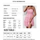thumbnail image 2 of Vestido floral con tirantes sin mangas para mujer, falda acampanada con borde de oreja de madera de verano, 2 of 7