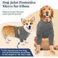 thumbnail image 4 of Post-Surgery Recovery Suit for Dogs Long-Sleeve Surgical Gown Soft, Breathable Pet Pajamas Prevents Hair Loss and Licking of Wounds Adjustable Pants Prevents Licking of Wounds【 2XL(30.31"35.43") 】, 4 of 7