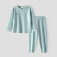 thumbnail image 2 of LUOGENLI Boys Suits Size 10 Grey Toddler Girls Boys Baby Soft Pajamas Toddler Cartoon Prints Long Sleeves Kid Sleepwear Top Pants Sets Outfits Boys Suits Size 5 2T Boys Outfits 6-7 Years, 2 of 4