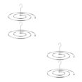 thumbnail image 3 of Becaristey 2pack/lot Space-Saving Drying Rack Easily Dry Clothes With Convenient Hanger System Wide Application 2Set, 3 of 6