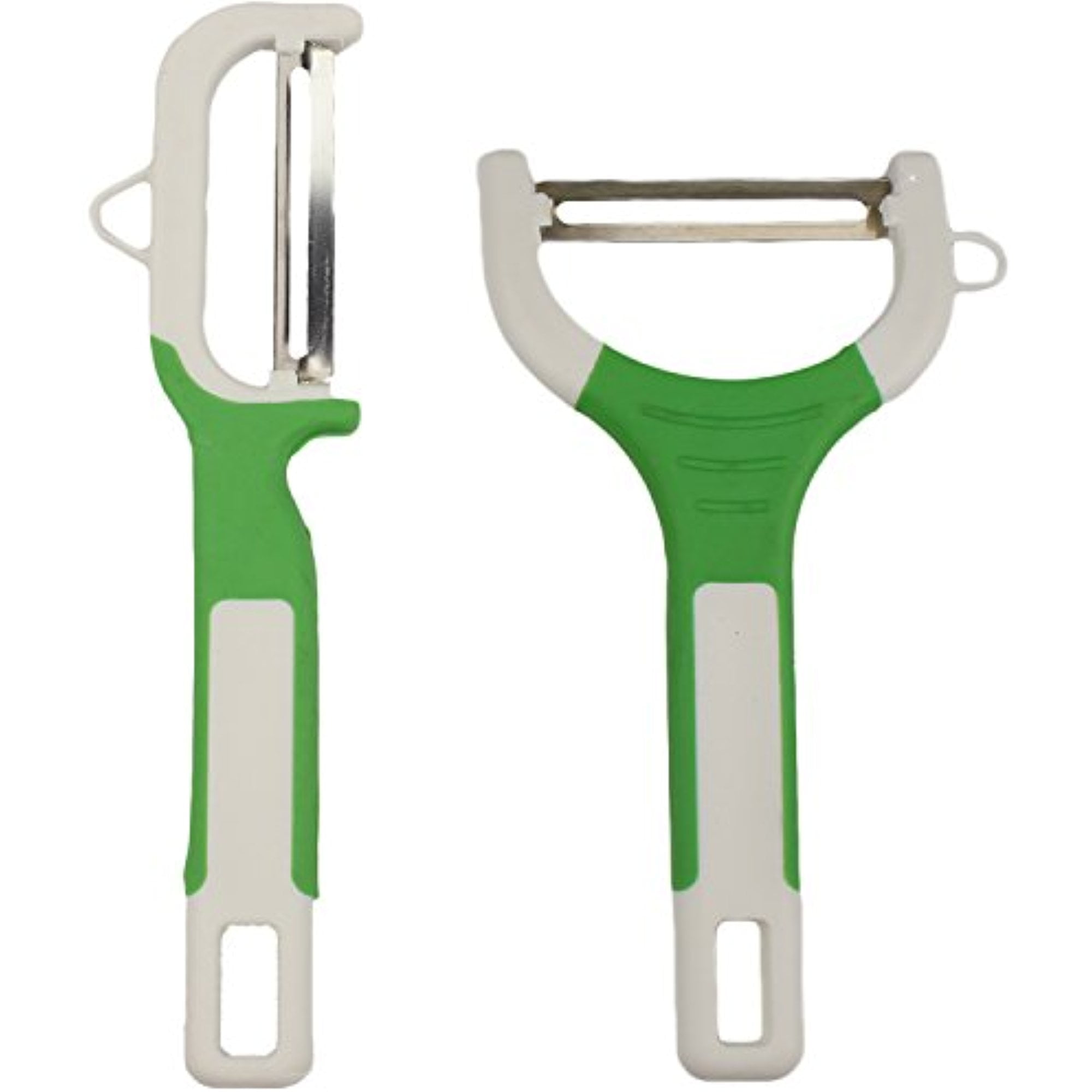 Vegetable Peeler Set of 2 Stainless Steel Blade with Swivel Head by
