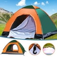 thumbnail image 1 of JUNWELL Camping Tent 2 Person Automatic Quadrangle Tent With Easy Setup 1 Door And 1 Skylight Waterproof Windproof Tent with Rainfly Easy Set up-Portable Dome Tents for Camping Clearance, 1 of 9