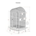 thumbnail image 5 of 9004030 Green Dome Top Bird Cage, by A&E Cage Company, 5 of 5