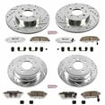 thumbnail image 3 of PowerStop Front and Rear Z26 Street Warrior Carbon-Fiber Ceramic Brake Pad and Drilled and Slotted Rotor Kit Fits: HONDA Select Models K691-26, 3 of 9