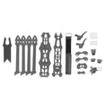 thumbnail image 2 of Quadcopter Frame, Shock Absorption 295mm Motor Installation Hole Diameter Carbon Fiber Lightweight H Structure  Workmanship Racing Drone Frame  For Flight, 2 of 8